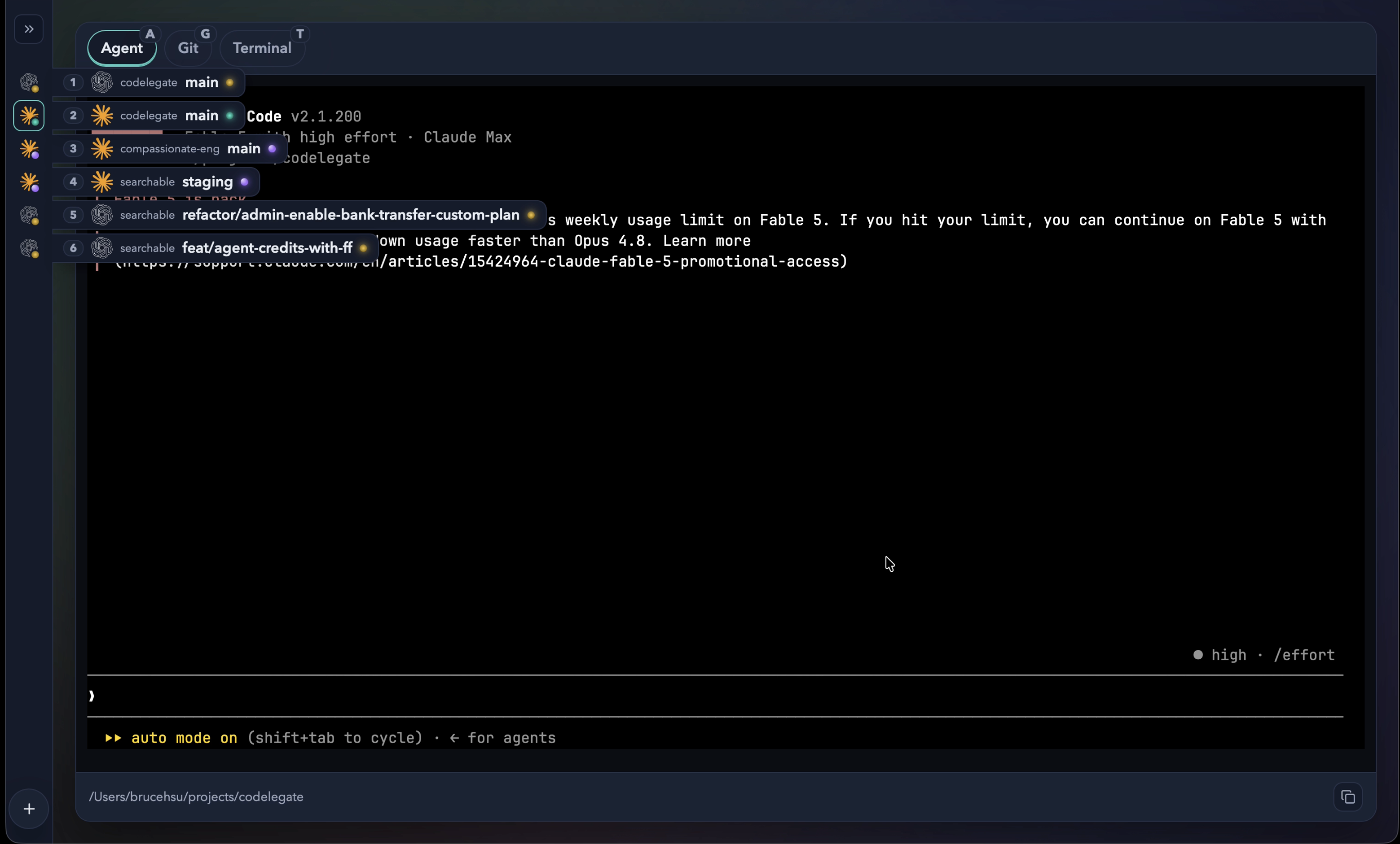 Collapsible sidebar rail with status light pop-outs